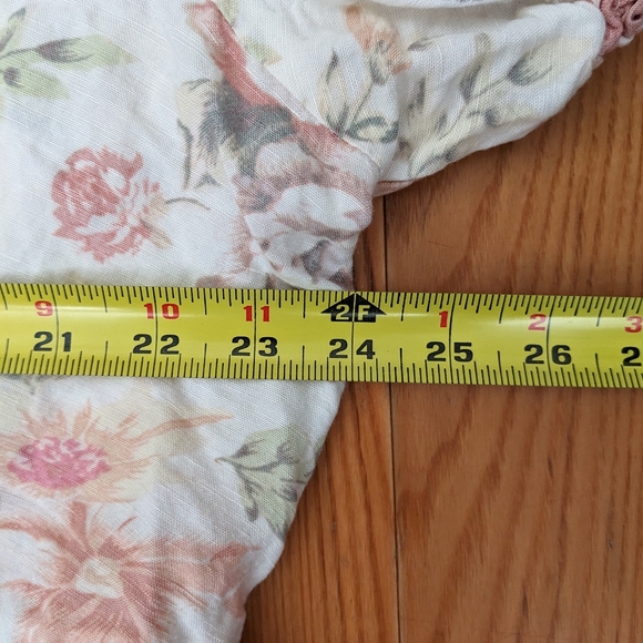 H&M Floral Linen Blend Dress Size XXL - Picture 6 of 8